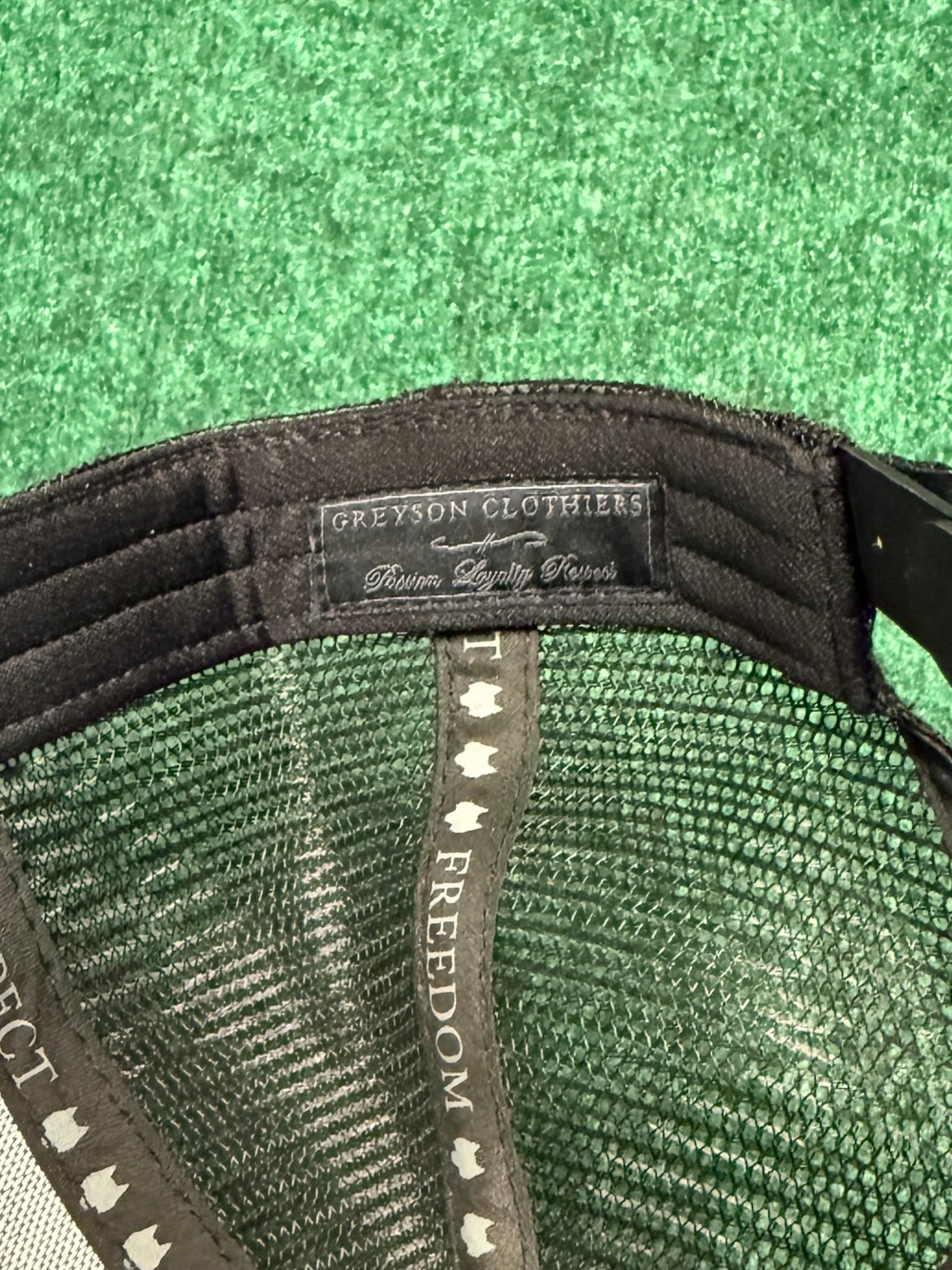 *RARE Members Only* Greyson Golf Trucker Hat (Black/ SnapBack) - Picture 3 of 5